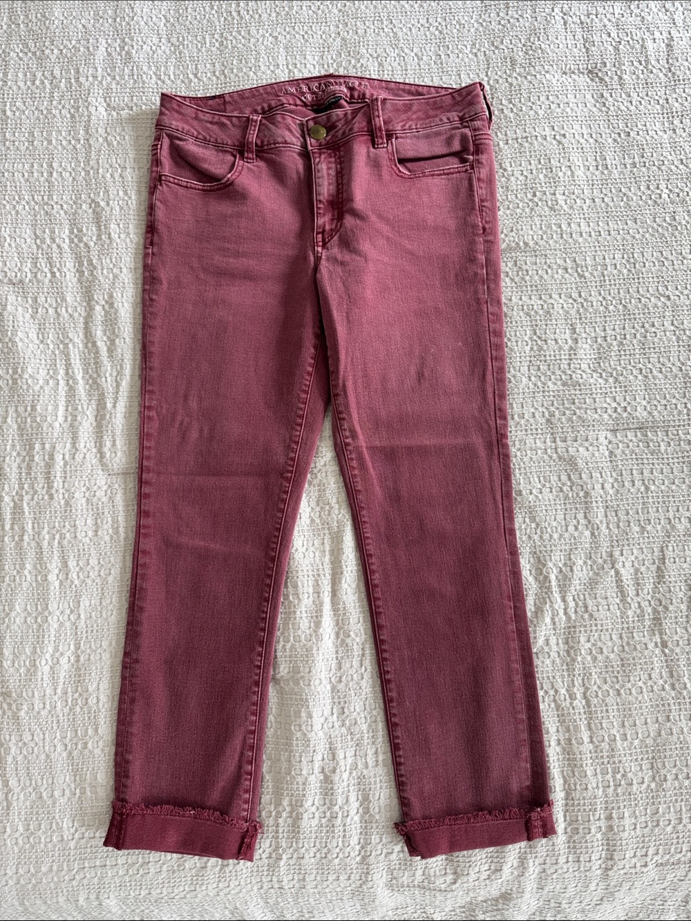 American Eagle Outfitters Skinny Jeans in Mauve